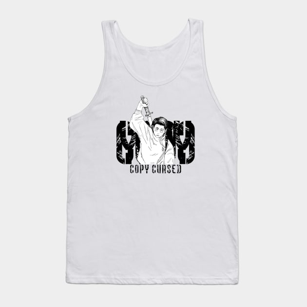 Copy Cursed - Okkotsu Yuta Tank Top by Blackpumpkins